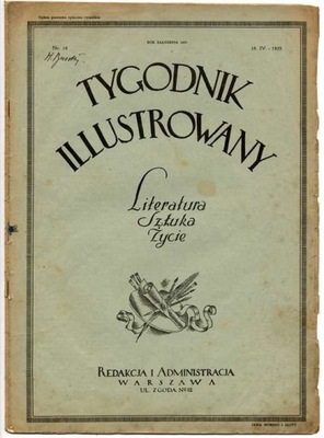 Tygodnik Ilustrowany. 1925. Nr 16 18 kwietnia 1925