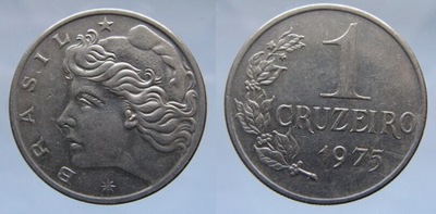 60. BRAZYLIA, 1 CRUZEIRO, 1975