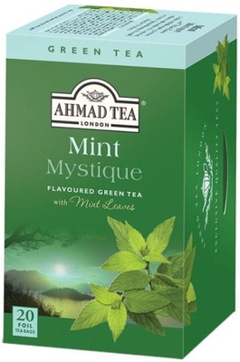 Ahmad Tea Mystique Herbata zielona Miętowa 20 tb