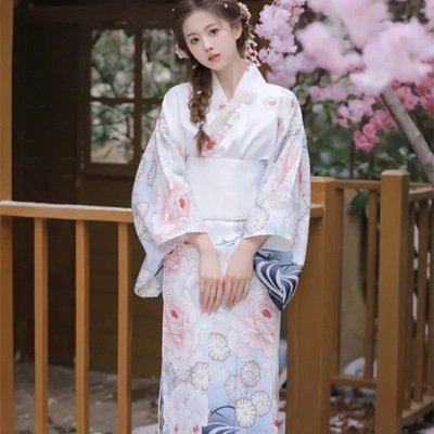 Japońskie Kimono kobiety Vintage tradycyjna odzież Yukata szlafrok Retro