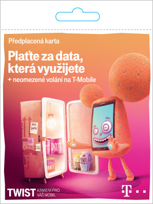 Karta SIM T-mobile 10 Kč czeska