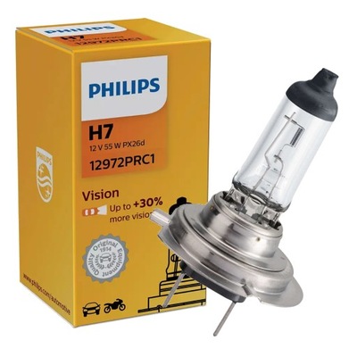 ZAROWKA H7 12V 55W PREMIUM +30% Żarówka samochodowa Philips H7 55 W