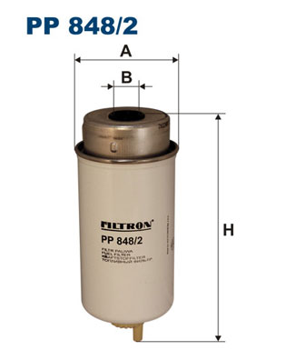 FILTRO COMBUSTIBLES FILTRON PP848/2 PP8482  