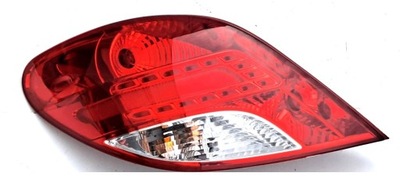 Peugeot 207 lift лампа ліва задня led x3 фото №1