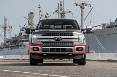 2020 ford f-150 протитуманна фара кронштейн цоколь решітка фото №1