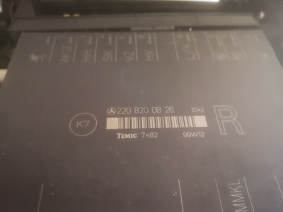 Модуль сиденье правый mercedes w220 2208200826 фото №1