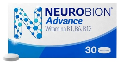 NEUROBION Advance niedobór wit. B1 B6 B12 | 30 tab