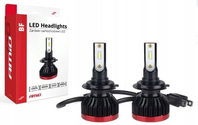 2X ŻARÓWKA LED H7 50W COB AMIO BF ŻARÓWKI