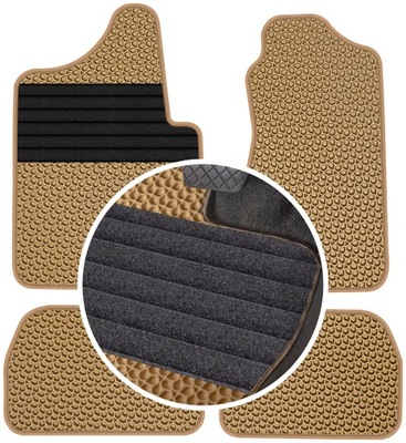 CHEVROLET TAHOE I 1995-2000 ALFOMBRILLAS GOMA PARA COCHE EVA COLOR BEIGE  