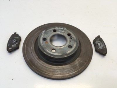 Mercedes gla h247 2021 диск тормозная левый задняя фото №1