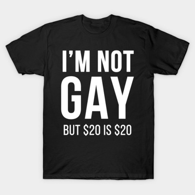 I'm not gay but $20 is $20 T-Shirt