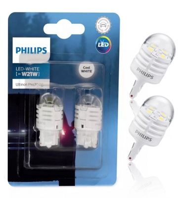 LED PHILIPS W21 W3X16D ULTINON PRO3000 SI 2 ШТ. 