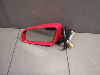 Зеркало наружное левая audi a4 b7 uk красные фото №1