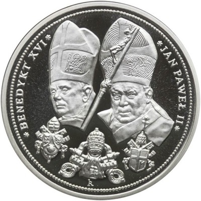 Polska, medal Jan Paweł II i Benedykt XVI, 2005