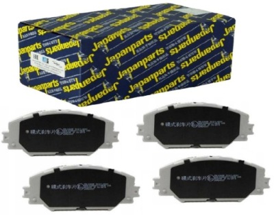 Japanparts pa-w09af набір гальмівних колодок гальмівних, гальма дискові фото №1