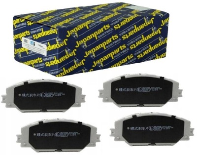 Japanparts pa-813af набор тормозных колодок тормозных, тормоза дисковые фото №1