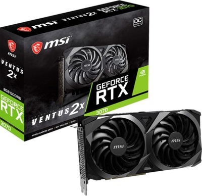 MSI GeForce RTX 3070 Ventus 2X OC 8GB.