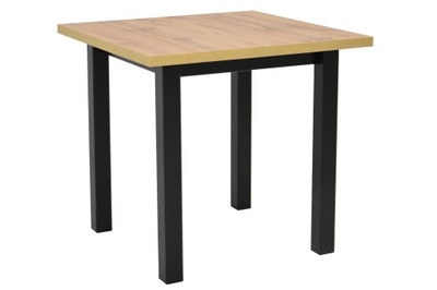 Stół czarny/wotan 80x80 rozkładany do 160cm