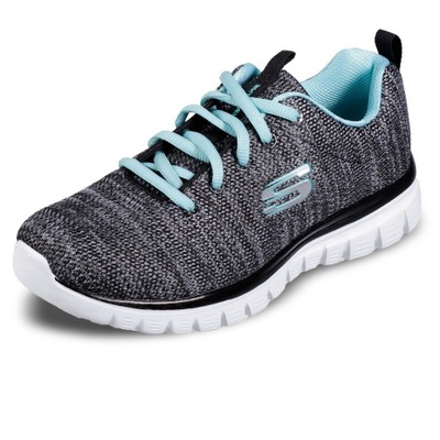Skechers GRACEFUL-TWISTED FOR 12614-BKTQ 36