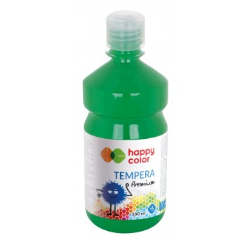 Happy Color Farba tempera premium 500ml zielona