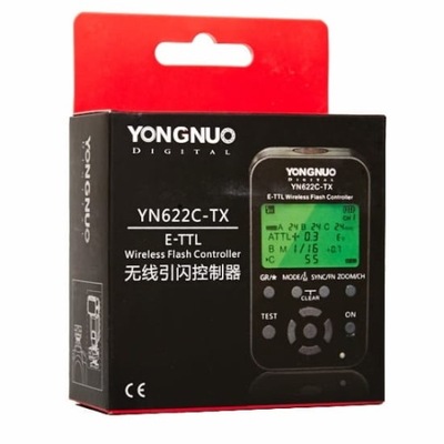 Sterownik radiowy YONGNUO YN-622C-TX do Canon E-TTL II / E-TTL