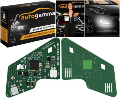 Блок управления пластина модуль led drl hyundai i30 ii 2011-2017 левый фото №1