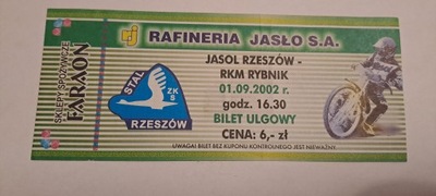 STAL RZESZÓW - RKM RYBNIK 01-09-2002 ŻUŻEL SPEEDWAY
