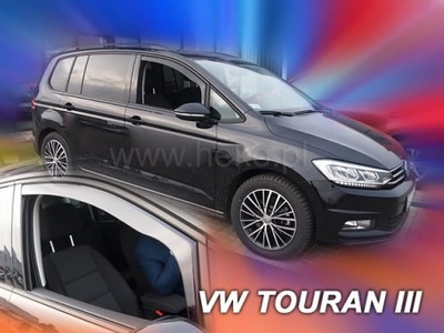 SIDE-WINDOW DEFLECTORS WINDOW VW VOLKSWAGEN TOURAN 2015-... HEKO  