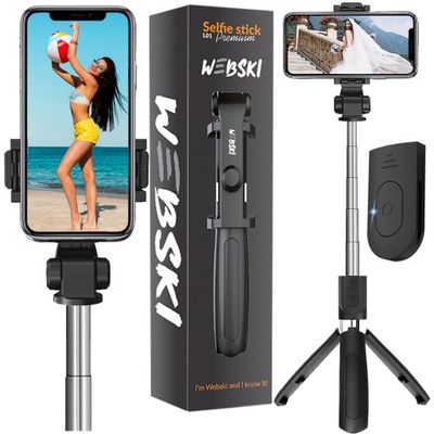 KIJ SELFIE STICK PATYK TRIPOD STATYW + PILOT BT