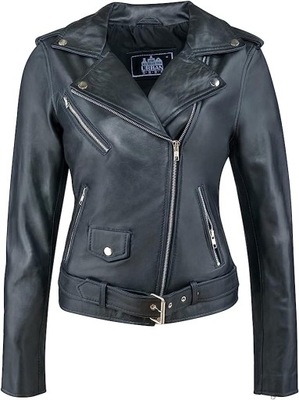 Urban Leather Damska skórzana kurtka motocykl 4xl