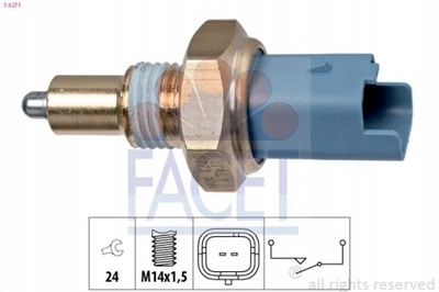 KW 560271 CONMUTADOR LUZ RETROVISOR EPS 1.860.271 - DACIA  