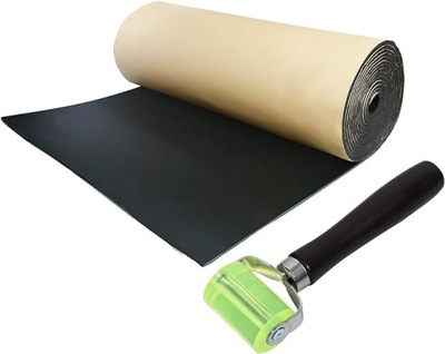 152X100CM FOAM ACOUSTIC MAT COVER SELF-ADHESIVE 10MM HOOD DOOR  