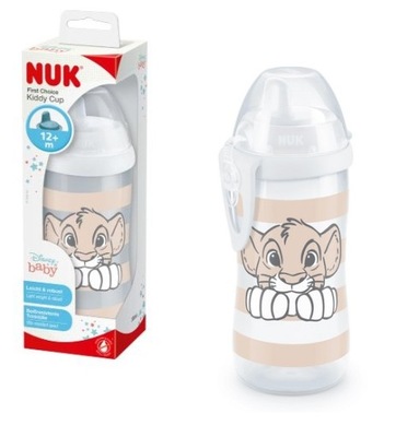 Kubek niekapek KIDDY CUP 300ml 12+M DISNEY Król Lew