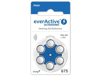 everActive baterie słuchowe - 675 PR44 - 6 sztuk