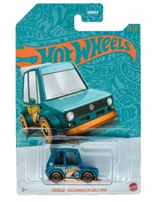 Resorak Autko Hot Wheels Tooned Volkswagen Golf MK1