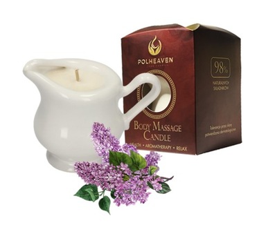 Świeca do masażu "Lilac" 130ml