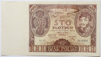 Banknot 100 Złotych 1932 rok - Seria Ser. A S.