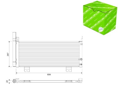 CONDENSADOR DE ACONDICIONADOR LEXUS VALEO  