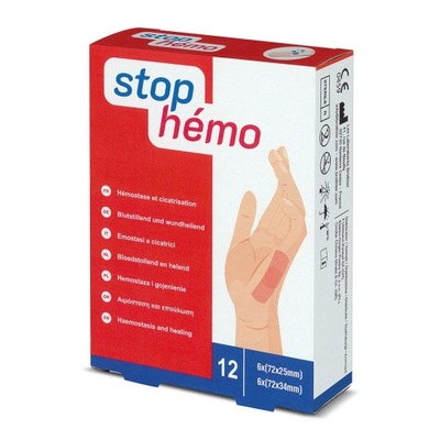 Plastry Stop Hemo-hemostatyczne 12 szt.