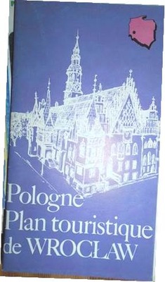 Pologne plan touristique de Wrocław -