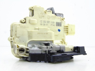 Замок двері правий перед передній vw passat b7 9 pin фото №1