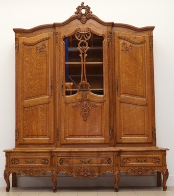 WITRYNA LUDWIKOWSKA SERWANTKA DĄB h210x179x51cm