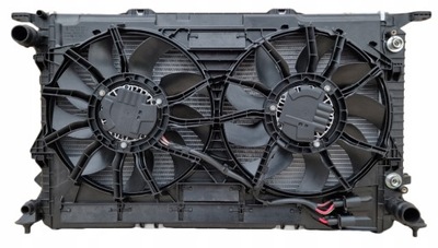 JUEGO DE RADIADORES + VENTILADOR PORSCHE MACAN 95B 15- 3.0 3.6 V6 9A712125101  