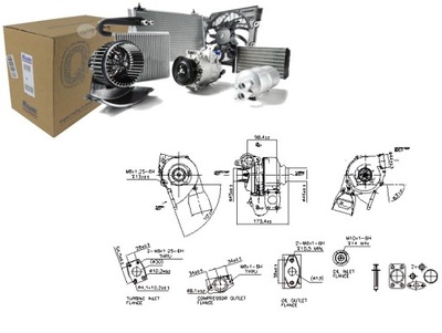 TURBINA VOLVO C30 S40 II S80 II V50 V70 3 CITROEN BERLINGO  