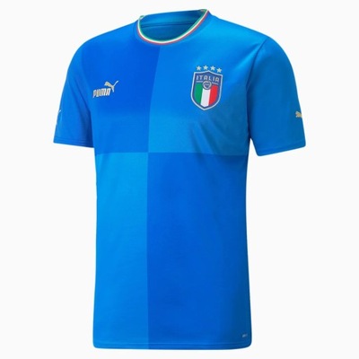 PUMA koszulka męska ITALIA niebieska r.M