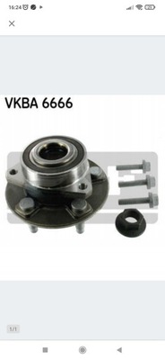 SKF VKBA 6666 КОМПЛЕКТ ПІДШИПНИКІВ КОЛЕСА