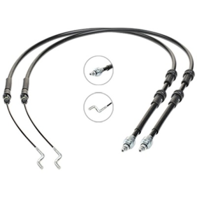 Трос тормоза ручного ridex 124c1191 do vw transporter v bus multivan v фото №1