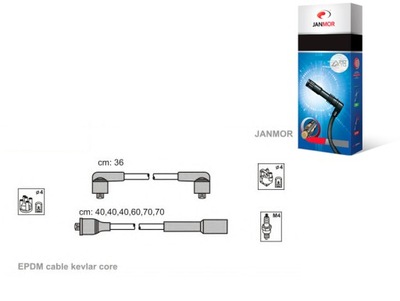 ПРОВОДИ ЗАПАЛЕННЯ VW LT 40-55 I 2.4 (291-512)