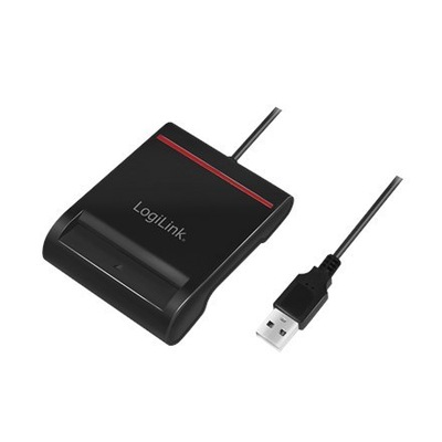 READER CARDS LOGILINK USB 2.0, DO SMART ID CR0047 BLACK  