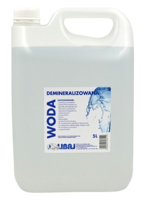 Woda demineralizowana 5 L